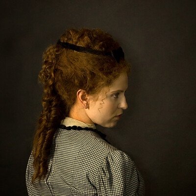 Journey back in time to the refined elegance of the late 19th century with Josephine H. and her exquisite Victorian hairstyle. Styled with meticulous detail by Anett Alexandra Bulano, this captivating image embodies the splendor of the 1880s. #VictorianSplendor #TimelessElegance 🕰️🌹✨ Close-up portrait of model Josephine H. showcasing a Victorian hairstyle with ringlets and curls, complemented by period-accurate makeup. Photographed by Anett Alexandra Bulano.